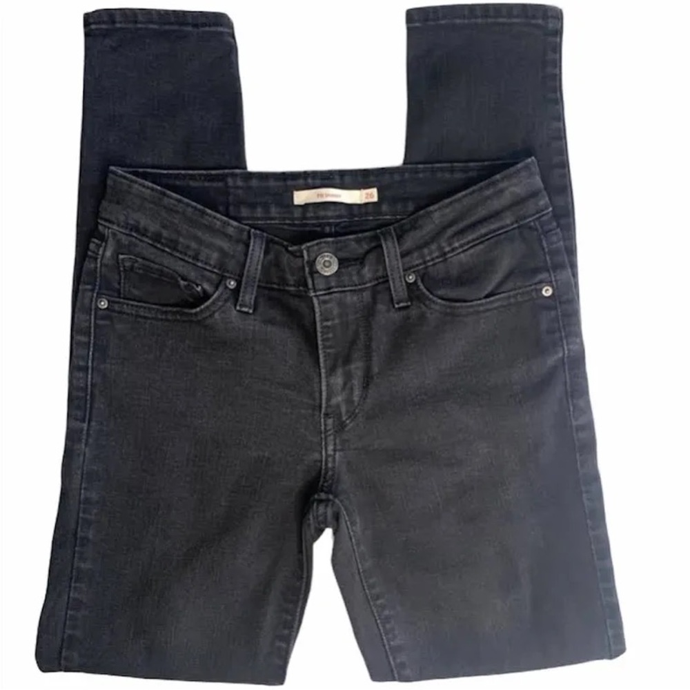 Levi's Jeans | Levi’s 711 Women’s Black Skinny distressed Jeans